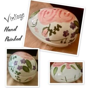 Vintage Hand Painted Egg